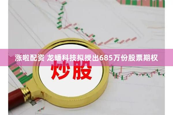 涨啦配资 龙蟠科技拟授出685万份股票期权